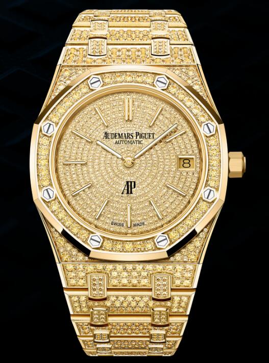 16202BA.HH.1241BA.01 Fake Audemars Piguet Royal Oak Extra-Thin Yellow Gold watch